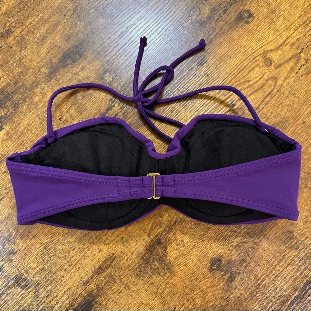 Victoria's Secret Very Sexy Bandeau Twist Bikini Top, Eggplant Purple, 34D